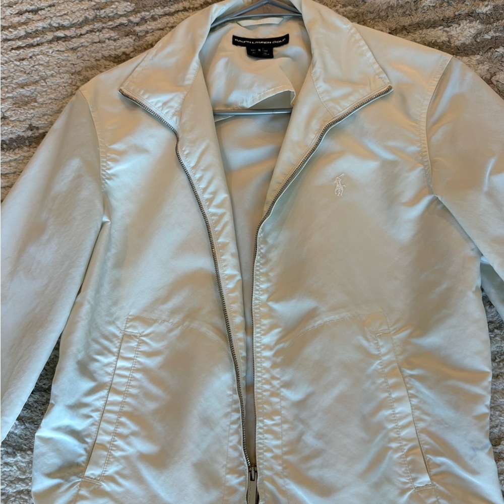 Ralph Lauren Women's Off-White Bomber Jacket - Picture 5 of 10